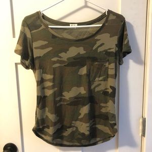 basic camouflage tee